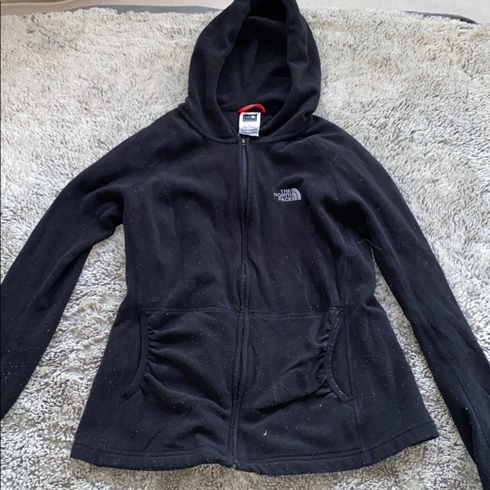 North face hooded fleece